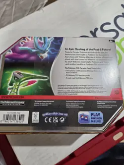 Pokemon Tin 5 Booster Packs And A Walking Wake Promo Card - Image 3