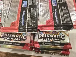 30 x Lot Pokemon Prismatic Evolutions Sealed New BOOSTER PACK IN HAND SHIPS ASAP - Image 4