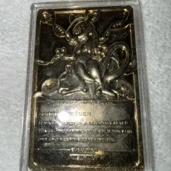 1999 Burger King 23K Gold‑Plated Mewtwo Pokemon Card - Image 2