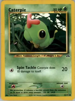 2001 Neo - Discovery Caterpie Basic/Common #53 - Image 1