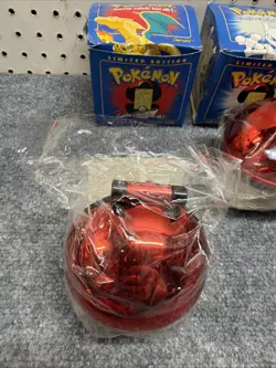 1999 Pokemon Burger King Set 23K Gold Plated Cards Charizard & Mewtwo Sealed +2 - Image 4