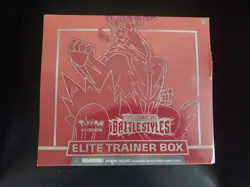 Pokemon Sword & Shield Battle Styles ETB ( Elite Trainer Box ) RED Sealed - Image 1