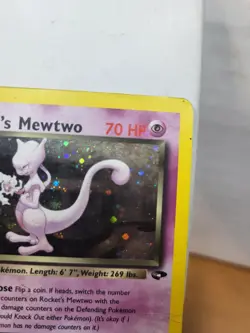 Pokemon English Rocket’s Mewtwo Holo Gym Challenge 14/132 Damaged - Image 3