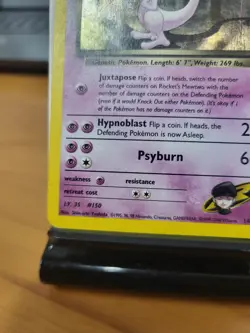 Pokemon English Rocket’s Mewtwo Holo Gym Challenge 14/132 Damaged - Image 4