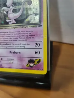 Pokemon English Rocket’s Mewtwo Holo Gym Challenge 14/132 Damaged - Image 5