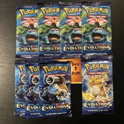 Pokemon XY EVOLUTIONS - Booster Pack - SEALED - ONLY 1 PACK 820650801556 - Image 1
