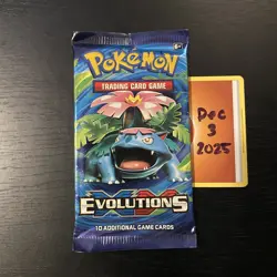 Pokemon XY EVOLUTIONS - Booster Pack - SEALED - ONLY 1 PACK 820650801556 - Image 2