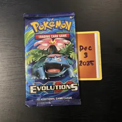 Pokemon XY EVOLUTIONS - Booster Pack - SEALED - ONLY 1 PACK 820650801556 - Image 4
