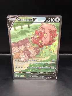 Pokemon Greedent V (Alternate Full Art) 257/264 Swsh08: Fusion Strike Holo - Image 2