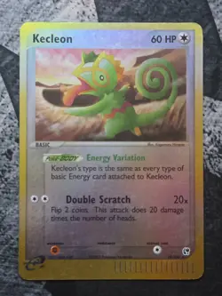 Kecleon 18/100 EX Sandstorm Reverse Holo Light Play LP Pokemon DNA GAMES - Image 1