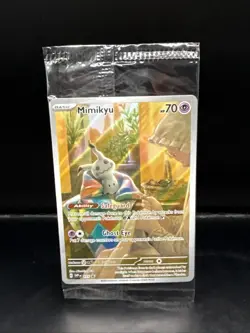 Pokemon TCG: Mimikyu SVP 075 Black Star Promo Holo English Sealed G - Image 2
