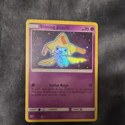 Pokemon Shining Jirachi 42/73 Shining Legends Shiny Holo Rare 70 HP - Image 1