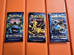Pokemon XY Evolutions Multi-Art Booster Packs (3-lot) (Sealed) 820650801556 - Image 1