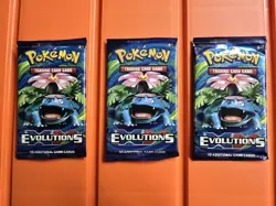 Pokemon XY Evolutions Venusaur-Art Booster Packs (3-lot) (Sealed) 820650801556 - Image 1