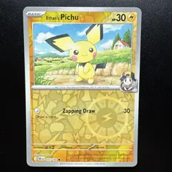 FREE SHIPPING Ethan's Pichu | 071/182 | Pokemon | Destined Rivals | Reverse Holo - Image 1
