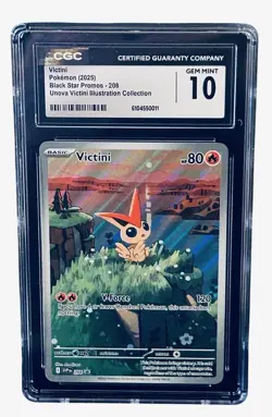 Pokemon Victini #208 Black Star Promo: Black Bolt: CGC Gem Mint 10! 🔥 🔥 - Image 2