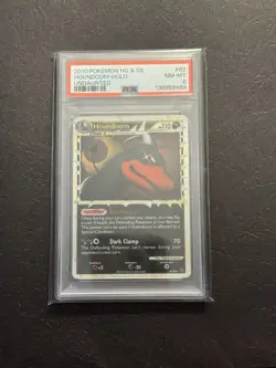 2010 Houndoom - Holo Undaunted #82 Ultra Rare Pokemon HG & SS PSA 8 - Image 1