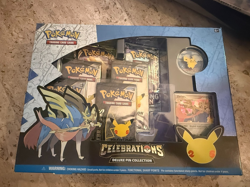 Pokemon TCG Celebrations Zacian Pikachu Deluxe Pin Collection NEW Sealed 820650809422 - Image 1