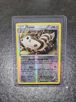 Furret 82/106 Rare XY Flashfire Pokemon TCG Reverse Holo - Image 1