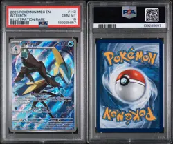 2025 POKEMON MEG EN-MEGA EVOLUTION ILLUSTRATION RARE #142 INTELEON PSA 10 - Image 2