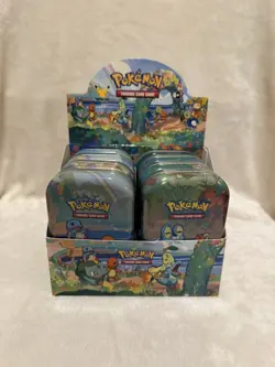 Pokemon Celebrations 25th Anniversary Mini Tin Full Set With Display Box - EMPTY 820650809378 - Image 1