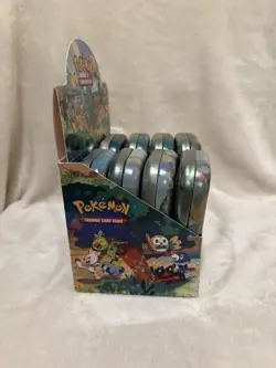 Pokemon Celebrations 25th Anniversary Mini Tin Full Set With Display Box - EMPTY 820650809378 - Image 3