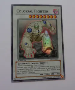 Colossal Fighter 5DS1-EN043 (Super Rare, 1st Edition, Lightly Played / LP) - Image 1