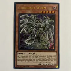 Yugioh Tcg Cyberdark Wurm ALIN-EN027 Alliance Insight 1st Edition Ultra Rare NM! - Image 1