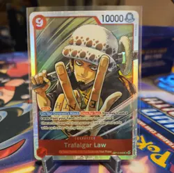 Trafalgar Law OP14-009 Super Rare Foil The Azure Sea's Seven OP14-EB04 - Image 1