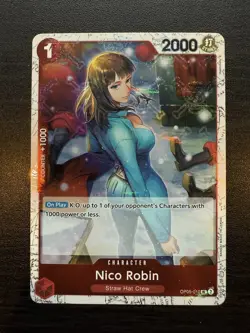 One Piece Nico Robin (Jolly Roger Foil) (OP05-010/326) Premium Booster NM FOIL - Image 1