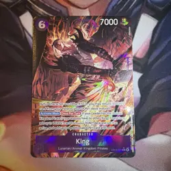 King EB04-031 Rare Alt Art One Piece TCG English The Azure Sea's Seven - Image 1