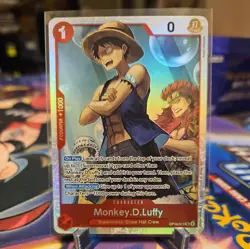 Monkey.D.Luffy OP14-013 Super Rare Foil The Azure Sea's Seven OP14-EB04 - Image 1