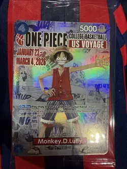 One Piece CCG Monkey.D.Luffy BVB x One Piece Match Day '25 ST13-003 - Image 1