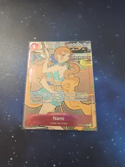 One Piece TCG English Nami (1st Anniversary) OP01-018 Near Mint Foil - Image 1