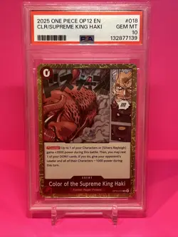 Color of the Supreme King Haki OP12-018 Legacy of the Master Foil - Image 1