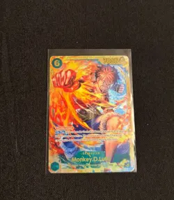 Monkey D. Luffy OP13-118 SEC Secret Rare Carrying On His Will One Piece TCG NM - Image 1