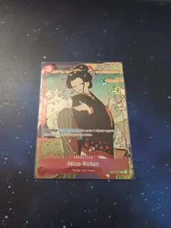 One Piece TCG English Nico Robin (1st Anniversary) OP01-017 Near Mint Foil - Image 1