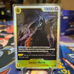 Gecko Moria OP14-104 Super Rare Foil The Azure Sea's Seven OP14-EB04 - Image 1