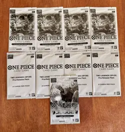 One Piece Tournament Packs, Pre-release OP08 Packs and Judge Pack Lot Bundle Lot - Image 1