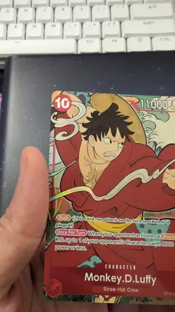 One Piece TCG English Monkey D Luffy ST10-006 (1st Anniversary) Near Mint Foil - Image 3