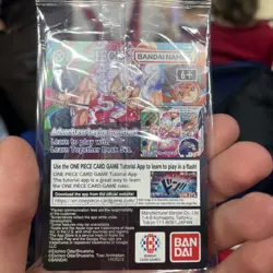 Bandai One Piece CCG Monkey D. Luffy US Voyage Holo Promo College Basketball - Image 2