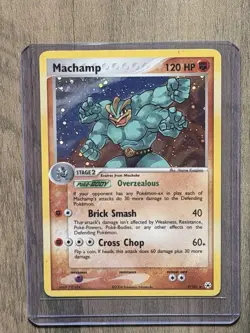 Pokemon TCG Machamp Holo Rare Card 9/101 Hidden Legends - Image 1