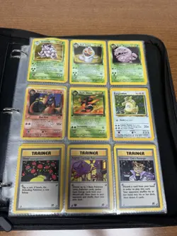 Huge Wotc Pokemon Binder Collection Lot Vintage 400 Card Lot Holos Rare Commons - Image 1