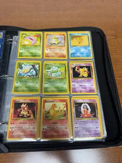 Huge Wotc Pokemon Binder Collection Lot Vintage 400 Card Lot Holos Rare Commons - Image 2