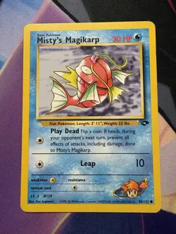 Pokemon TCG Misty's Magikarp Card 88/132 Gym Challenge - Image 1