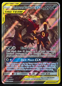 Umbreon & Darkrai GX #SM241 NM Pokemon Card - Image 1