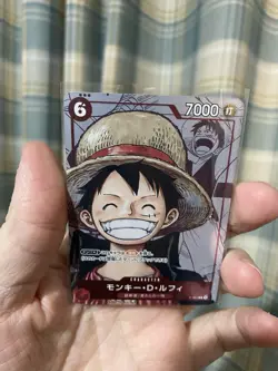 One Piece Card Game Monkey D. Luffy P-001 25th Anniversary Promo Japanese x3! - Image 5