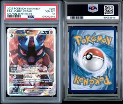 Lucario VSTAR SWSH291 SWSH: Sword & Shield Promo Cards Holo PSA 10 - Image 1
