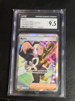 Pokemon TCG Ryme Trainer Obsidian Flames Holo Ultra Rare Card 221/197 - Image 1