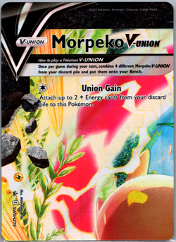ULTRA RARE Morpeko V-Union 4-Card Set Pokemon TCG SWSH215-218 Holo Promo - NM - Image 2